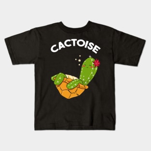 Cute & Funny Cactoise Cactus Tortoise Combined Kids T-Shirt